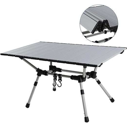 These tables are suitable for both indoor and outdoor use. Whether you are setting up a dining area at your camping site or need a sturdy surface during a picnic at the beach, the HITORHIKE Homful Camping Table will serve you well. It can also be your reliable companion during hiking adventures or fishing trips, offering a convenient spot to rest, organize your gear, or prepare your catch.