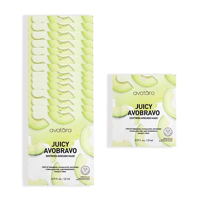 The Avatara Avocado Skincare Set is the perfect way to give your skin a refreshing boost. This set includes 15 face mask sheets that will leave your skin looking glowing and rejuvenated. Whether you need a quick perk-me-up before a big event or want to relax after a long day, these face masks are your beauty secret for always looking gorgeous.