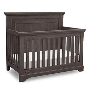 CONVERTIBLE CRIB: Converts from a crib to a toddler bed, daybed and full size bed with headboard & footboard (Daybed/Toddler Guardrail Kit #328725 and Full Size Bed Rails #0050-001 sold separately)GROWS WITH BABY: The 3 position mattress height adjustment on this crib allows you to lower the mattress as your baby begins to sit or standBUILT TO LAST