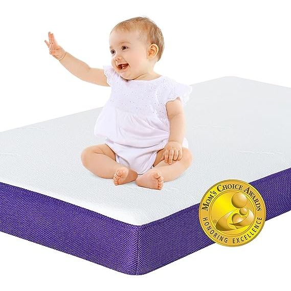 BABELIO Memory Foam Crib & Toddler Mattress is an innovative and versatile baby mattress designed to provide both comfort and support for infants and toddlers. This dual-sided mattress is suitable for use in both cribs and toddler beds, making it a practical investment for growing families.