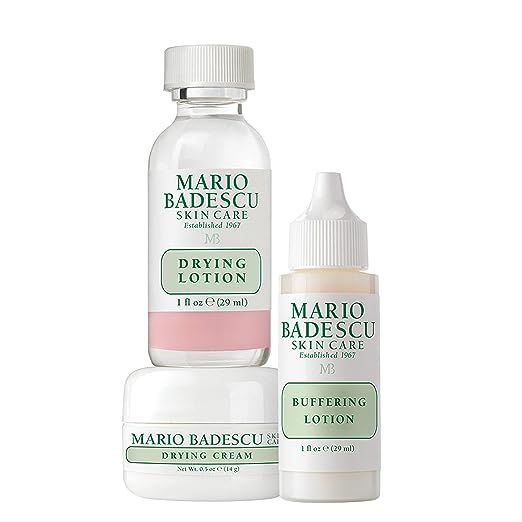 Mario Badescu Acne Starter/Control/Repair Skin Care Kit for All Types of Breakouts | Facial Set Ideal for Combination or Oily Face for Healthy, Clear Complexion image