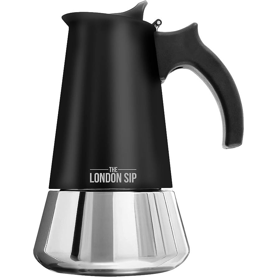 Introducing the Stovetop Espresso Maker, a must-have for all coffee enthusiasts. This premium moka pot stainless-steel coffee maker brings the authentic taste of Italian-inspired espresso straight to your home. Combining style and functionality, we have given the traditional aluminum Italian espresso maker a modern British twist.