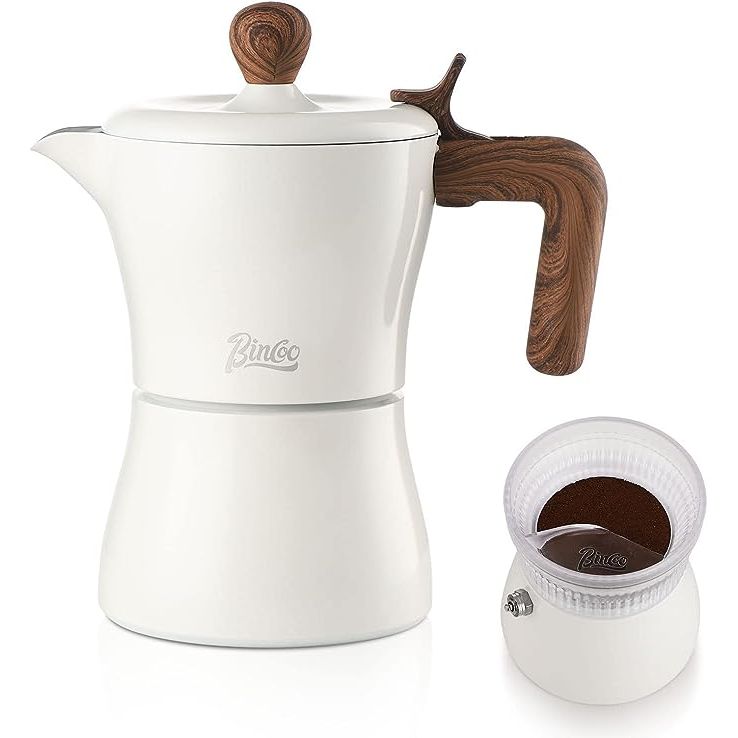 Introducing our Stove Top Espresso with Dosing Ring Dispenser, the perfect companion for coffee connoisseurs seeking an authentic Italian-style espresso. This delightful 3-cup stovetop espresso maker allows you to effortlessly brew demitasse espresso, replicating the experience of a skilled barista.