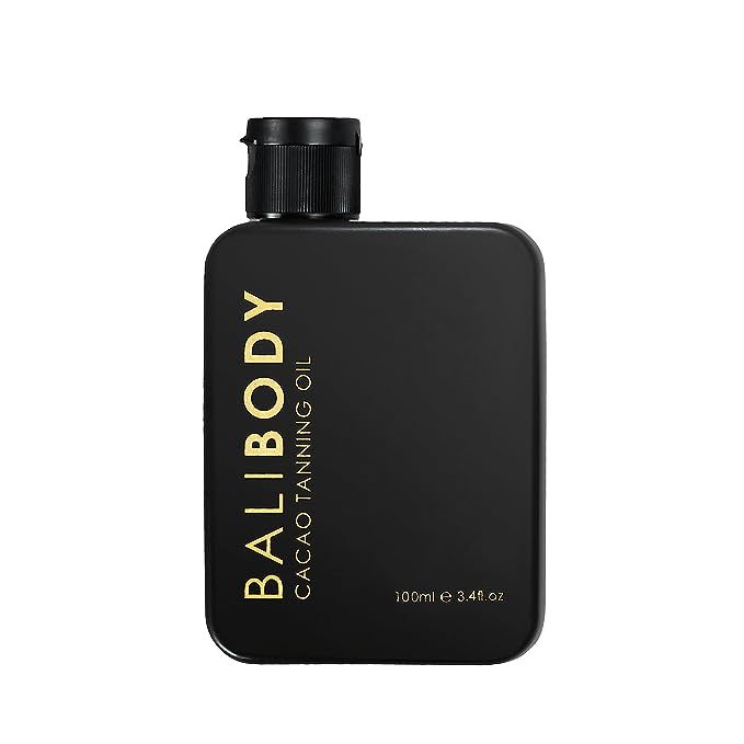 Bali Body Cacao Tanning Oil is a popular sun-tanning product that offers a deep, natural-looking tan with a hint of chocolate tint. Made from organic cacao, this hydrating tanning oil is vegan, cruelty-free, and comes in a 100ml/3.4 fl oz bottle.