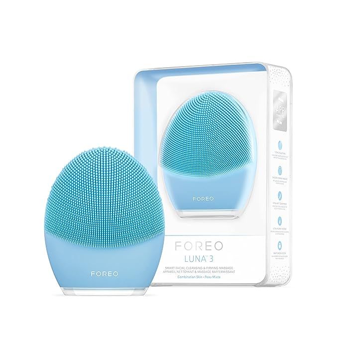 a 2-year warranty on the LUNA 3 cleansing brush. This powerful device provides spa-level facial cleansing in just one minute, effectively removing impurities while preserving skin elasticity. By syncing the LUNA 3 with the FOREO app, users can access a range of targeted firming massages that reduce wrinkles, sagging, and boost product absorption.