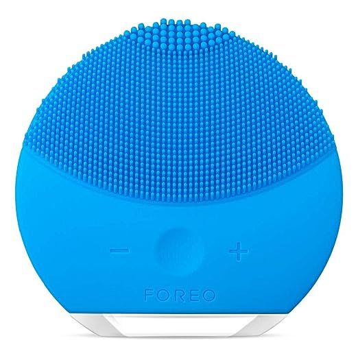 FOREO LUNA mini 2 Ultra-hygienic Facial Cleansing Brush All Skin Types Face Massager for Clean & Healthy Face Care Extra Absorption of Facial Skin Care Products Waterproof image