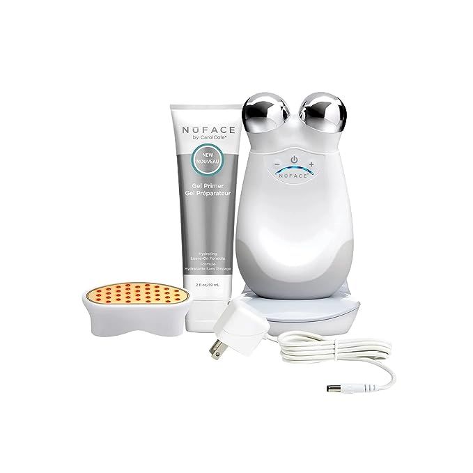 The NuFACE Trinity with LED Wrinkle Reducer Attachment Set is an innovative facial toning device that combines the power of microcurrent technology with LED red light therapy to help improve the appearance of wrinkles and fine lines on the face.