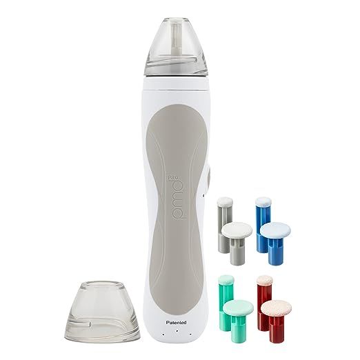 PMD Personal Microderm Pro - At-Home Microdermabrasion Machine with Kit for Face & Body - Exfoliating Crystals and Vacuum Suction for Fresh and Radiant Skin - High & Low Speed Options image