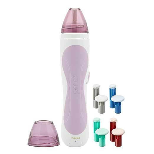 PMD Personal Microderm Pro - At-Home Microdermabrasion Machine with Kit for Face & Body - Exfoliating Crystals and Vacuum Suction for Fresh and Radiant Skin - High & Low Speed Options image