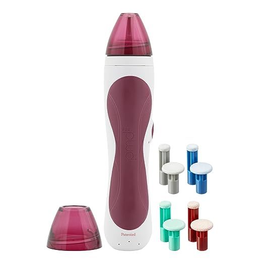 PMD Personal Microderm Pro - At-Home Microdermabrasion Machine with Kit for Face & Body - Exfoliating Crystals and Vacuum Suction for Fresh and Radiant Skin - High & Low Speed Options image