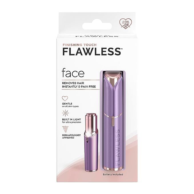 The Finishing Touch Flawless Women's Painless Hair Remover in Lavender/Rose Gold is a popular beauty tool designed to simplify hair removal for women. With a sleek and feminine design, it offers a convenient and effective solution to unwanted facial or body hair.