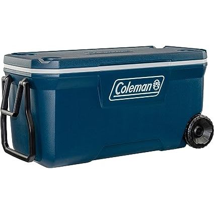 The Coleman Xtreme Cooler is a large cool box with a generous capacity of 94 liters. Designed for outdoor enthusiasts, this cooler is equipped with PU (polyurethane) full foam insulation, ensuring exceptional cooling performance. The sturdy construction of the cooler, combined with its reliable insulation, allows it to keep your food and beverages 