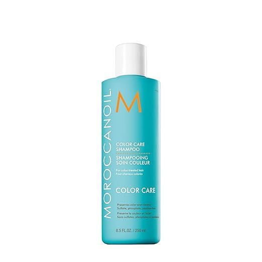 Moroccanoil Color Care Shampoo is a hair care product specially designed to take care of colored hair. It is specifically formulated to gently cleanse and protect color-treated hair from fading, while also nourishing and hydrating the strands.