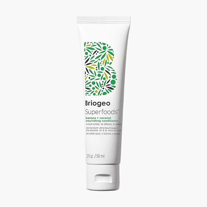 The Briogeo Superfoods Banana + Coconut Nourishing Conditioner is a highly effective hair product aimed at revitalizing and nourishing dull, dry hair. It is designed to support overall hair health and promote a healthy scalp. This conditioner is vegan, as it does not contain any animal-derived ingredients.