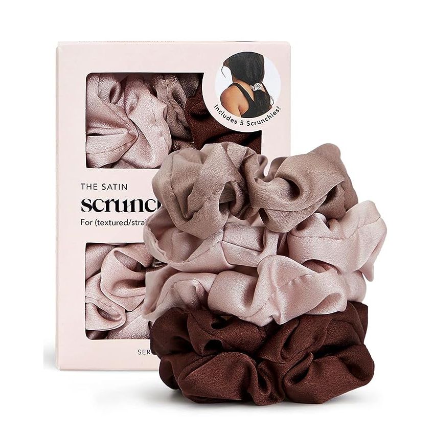 Introducing Kitsch Sleep Scrunchies, the ultimate hair accessory for a comfortable and peaceful night's sleep. Made with soft and breathable fabric, these hair ties are designed to ensure that your delicate strands are not pulled or tugged on while you rest. Say goodbye to creases and hair damage caused by regular elastic hair ties or bands.