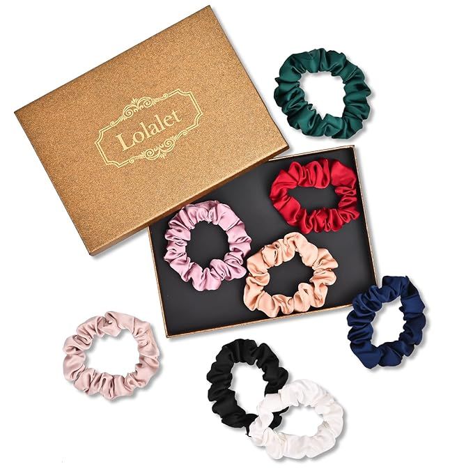 Introducing Lolalet Satin Scrunchies, the ultimate hair accessory that takes better care of your hair. Made with soft satin material, these scrunchies are designed to eliminate tangles and knots, ensuring no pulling or damage to your beautiful locks.