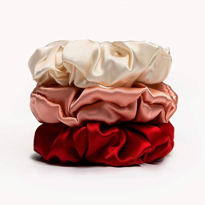 Introducing our luxurious and high-quality Mulberry Silk Hair Scrunchies. Made with 100% natural Mulberry silk and a durable 16 momme fabric, these scrunchies are gentle on your hair and built to last. Unlike other cheap alternatives, we guarantee that no other fabrics have been added to our scrunchies, ensuring their premium quality.