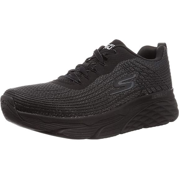 The Skechers Max Cushioning Elite is the perfect running and walking shoe that offers maximum cushioned comfort and response. Made with a 100% engineered mesh fabric upper, it provides breathability and comfort during your workouts. The synthetic contrast colored grid overlay detail adds a stylish touch to the shoe's design.