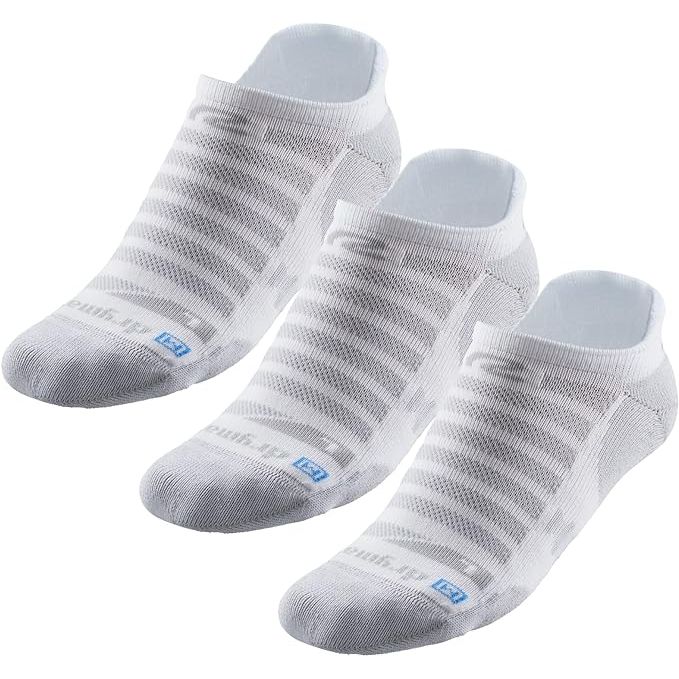 1 R-Gear Drymax No Show Running Socks For Men and Women | Breathable, Moisture Control & Anti Blister | 3 Pack