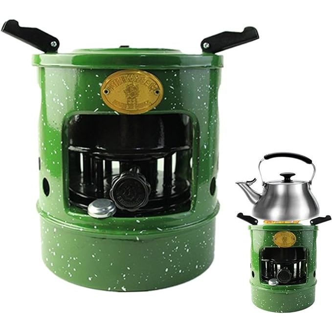 Introducing our versatile and portable Camping Stove Heater, a must-have for all your outdoor activities. This kerosene stove is made of high-quality iron for durability and lightweight functionality. Not only does it serve as a reliable heating source, but it also doubles as a cooking stove, providing you with the flexibility to prepare meals, boi