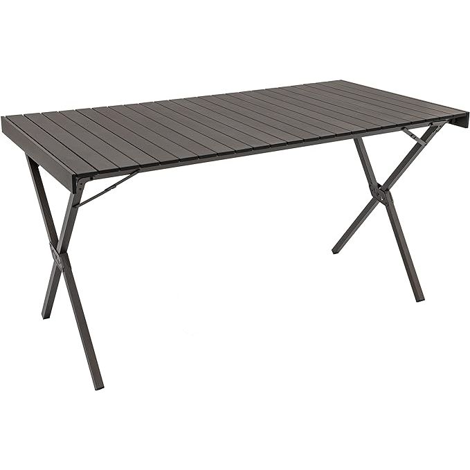 Enhance your camping experience with the ALPS Mountaineering Folding Camping Table. This essential piece of outdoor furniture is built to withstand the demands of the great outdoors, with a sturdy and lightweight aluminum X frame that offers convenience and durability.