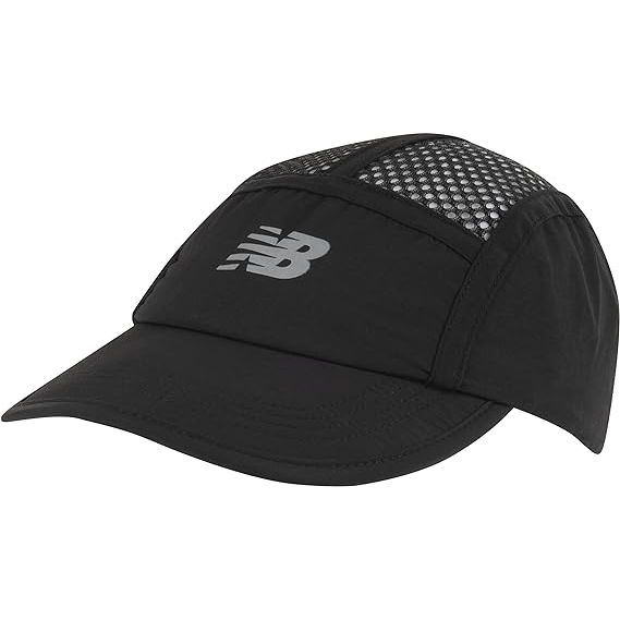 New Balance Men's and Women's Running Stash Hat with Zippered Pocket:
The New Balance Men's and Women's Running Stash Hat is an innovative accessory designed specifically for athletic wear. This hat features a discreet zippered pocket that adds functionality and convenience to your running routine.