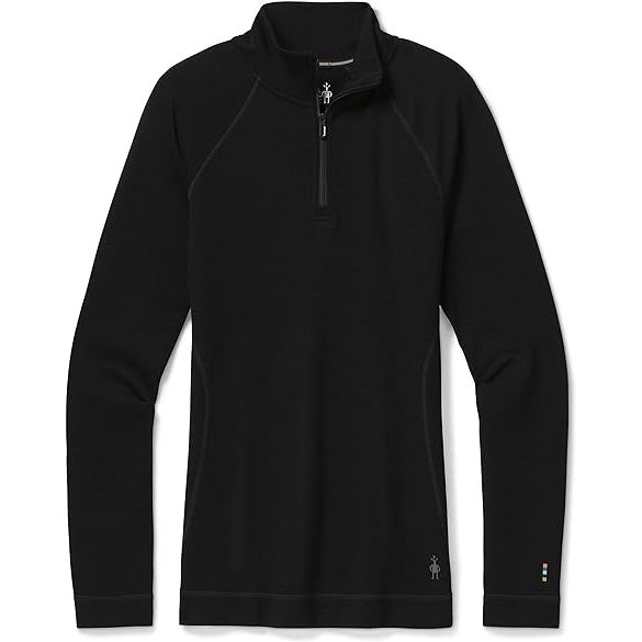 The Smartwool Women's Base Layer Top - Merino 250 Wool Active 1/4 Zip Outerwear is a high-quality piece of clothing designed for women who are active and enjoy outdoor activities. Made from 100% Merino wool, this base layer top offers exceptional comfort, warmth, and performance.