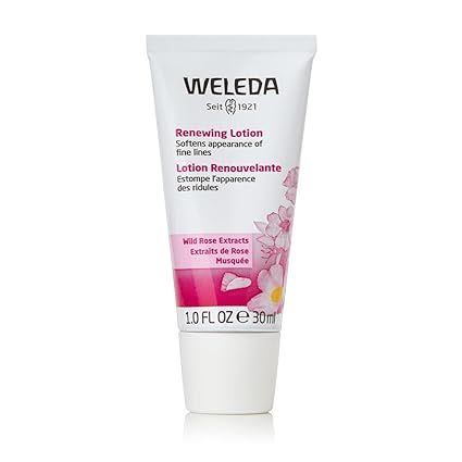 Weleda's Renewing Face Lotion: A plant-rich moisturizer for renewed skin vitality.
This 1 fluid ounce face lotion by Weleda is a rejuvenating formula designed to provide deep hydration and nourishment to the skin.