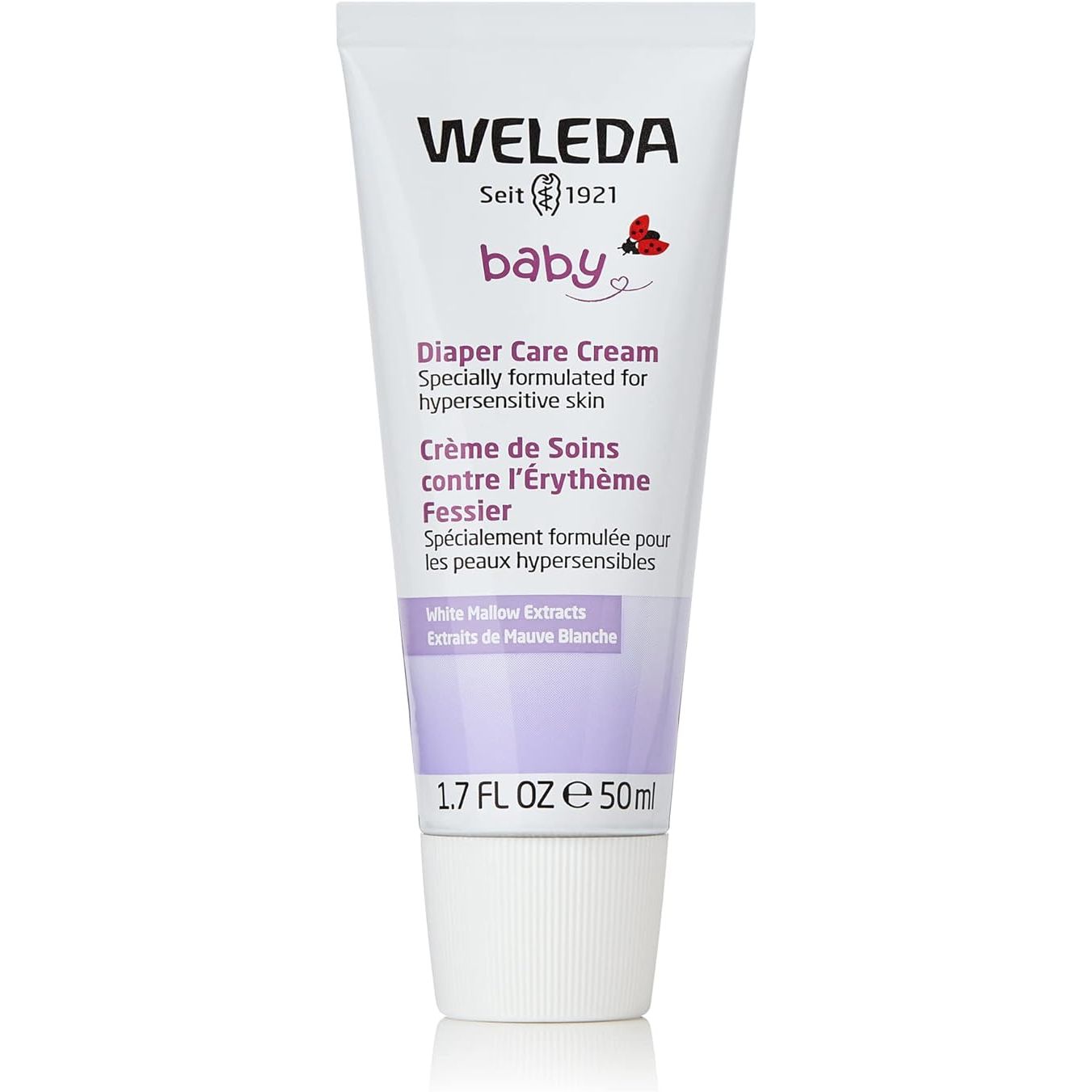 Weleda Baby White Mallow Diaper Care Cream offers a gentle and effective solution for the protection and care of your baby's delicate skin. This fragrance-free diaper cream is specially formulated with a blend of plant-based ingredients to provide optimal nourishment and protection for your little one.