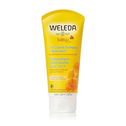 Weleda Baby Calendula 2-in-1 Gentle Shampoo and Body Wash is a popular plant-based cleanser specifically designed for babies. With its gentle formulation and natural ingredients, this versatile product serves as both a shampoo and body wash, providing a convenient bathing solution for parents.
At a size of 6.