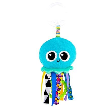 Lamaze Sprinkles The Jellyfish Clip On Baby Toys are a range of multi-colored, interactive and engaging toys designed specifically for babies. These clip-on toys are perfect for attaching to strollers, car seats, and even baby carriers, ensuring that your little one is entertained and stimulated wherever they go.