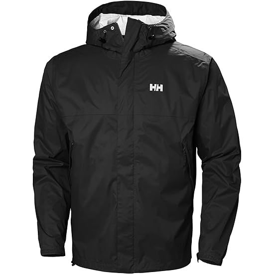 Experience superior protection and comfort with the Helly-Hansen Men's Loke Waterproof Windproof Breathable Adventure Hiking Rain Jacket with Hood. Engineered to withstand harsh weather conditions, this high-quality jacket repels water and blocks wind, keeping you dry and comfortable during outdoor adventures.