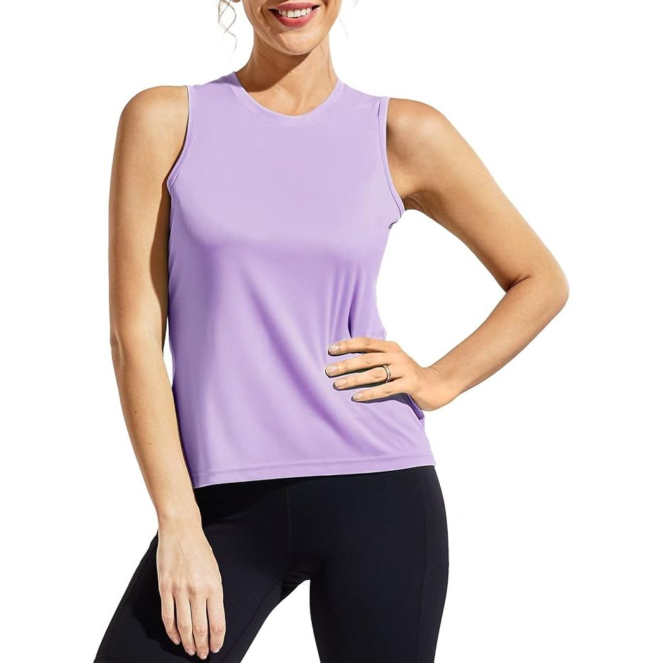 Stay protected and comfortable during your outdoor activities with the MIER UV Running Tank. Crafted from 100% polyester, this lightweight and breathable tank top features UPF 50+ sun protection to shield your skin from harmful rays. The ergonomic design includes flat lock seams and a tear-away tag for added comfort and reduced chafing.