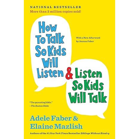 Adele Faber and Elaine Mazlish's parenting book How to Talk So Kids Will Listen & Listen So Kids Will Talk is a valuable resource for parents seeking to improve their communication with their children. The authors emphasize the importance of using empathetic and respectful communication techniques to foster cooperation and understanding.