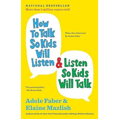 Adele Faber and Elaine Mazlish. 
"How to Talk So Kids Will Listen & Listen So Kids Will Talk" is a renowned parenting book written by Adele Faber and Elaine Mazlish. Released as part of "The How To Talk Series," this book provides parents and caregivers insightful strategies and techniques to effectively communicate with children.