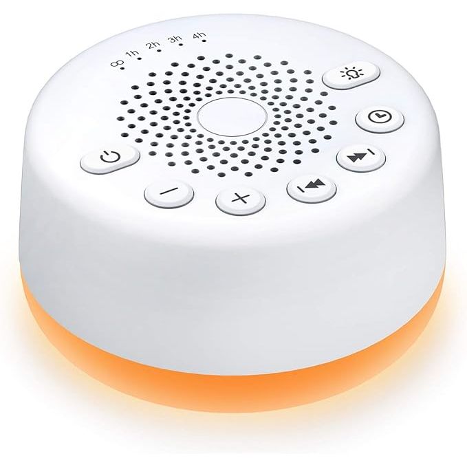 Introducing our special gift of love, the White Noise Machine. With 25 non-looping sleep sounds such as white noise, fans, brooks, sea waves, birds, bonfires, trains, pianos, lullabies, and meditation, this machine provides the ultimate peace of mind. Whether you are a baby, kid, or adult, this product is suitable for everyone.
