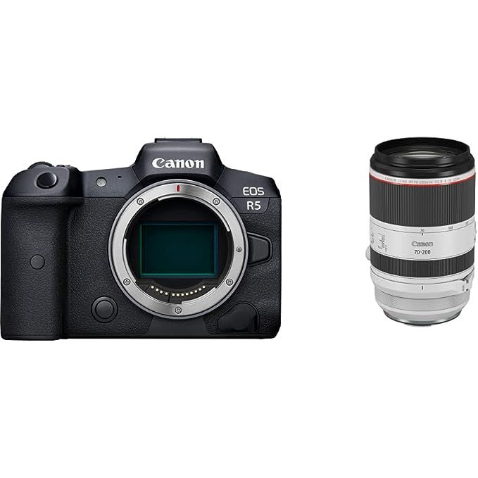 In the world of photography, Canon is a renowned name known for its high-quality cameras and lenses. One of their latest offerings is the Canon EOS R5 Full-Frame Mirrorless Camera, which comes packed with impressive features.
At the heart of the Canon EOS R5 is its 45 Megapixel Full-Frame CMOS Sensor.