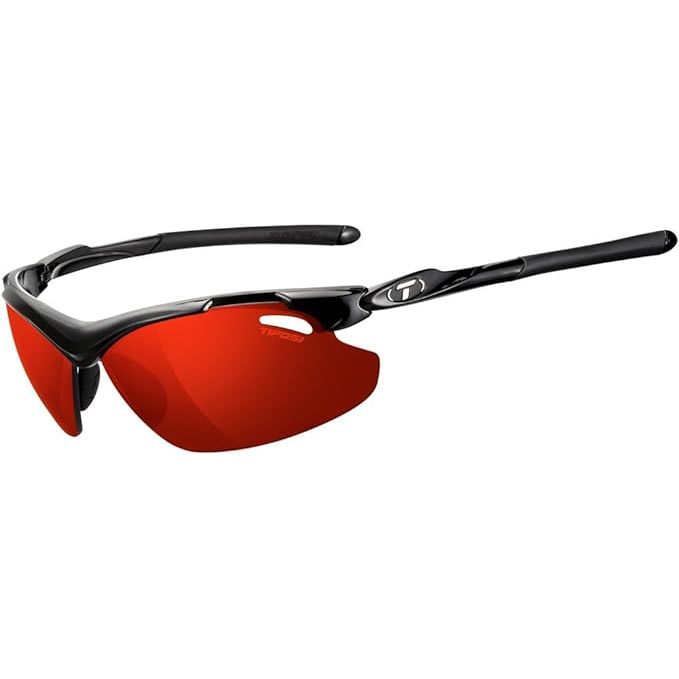 The Tifosi Tyrant 2.0 sunglasses are a popular choice for outdoor enthusiasts looking for high-quality eyewear. Designed with functionality, durability, and style in mind, these sunglasses offer a range of features that make them appealing to various activities. 

One key aspect of the Tifosi Tyrant 2.0 sunglasses is their lens technology. They come with shatterproof, scratch-resistant lenses that provide 100% protection against harmful UVA and UVB rays. This makes them suitable for prolonged exposure to sunlight, ensuring your eyes are well-protected. Additionally, the lenses are optically decentered, which helps eliminate distortion and unwanted visual fatigue.

The frames of these sunglasses are made from a durable material that is resistant to impact, ensuring they can withstand accidental drops or bumps. They also feature adjustable nose pads and temple tips, allowing for a customizable and comfortable fit. This is particularly beneficial for individuals with different face shapes and sizes, preventing discomfort during prolonged wear.

To enhance their performance during outdoor activities, the Tifosi Tyrant 2.0 sunglasses utilize hydrophilic rubber on the nose pads and temple tips. This feature ensures that the sunglasses remain securely in place, even during sweaty or wet conditions, offering stability and peace of mind.

Another advantage of these sunglasses is their versatility. The Tifosi Tyrant 2.0 comes with interchangeable lenses, allowing users to switch between different tints based on their needs. This flexibility is essential for those engaging in various sports or outdoor activities, catering to different light conditions. Changing lenses is a straightforward process, requiring no additional tools.

The Tifosi Tyrant 2.0 sunglasses are available in a range of colors and styles, ensuring there is an option that suits individual preferences. They are sleek and fashionable, making them suitable for both athletic pursuits and casual wear.

In conclusion, the Tifosi Tyrant 2.0 sunglasses offer a well-rounded package of durability, functionality, and style. With their high-quality lens technology, customizable fit, and adaptability to different light conditions, they cater to the needs of outdoor enthusiasts across a range of activities. Whether you're a cyclist, runner, hiker, or simply someone who enjoys spending time outdoors, these sunglasses offer reliable eye protection and enhance your visual experience. Description by ChatGPT.