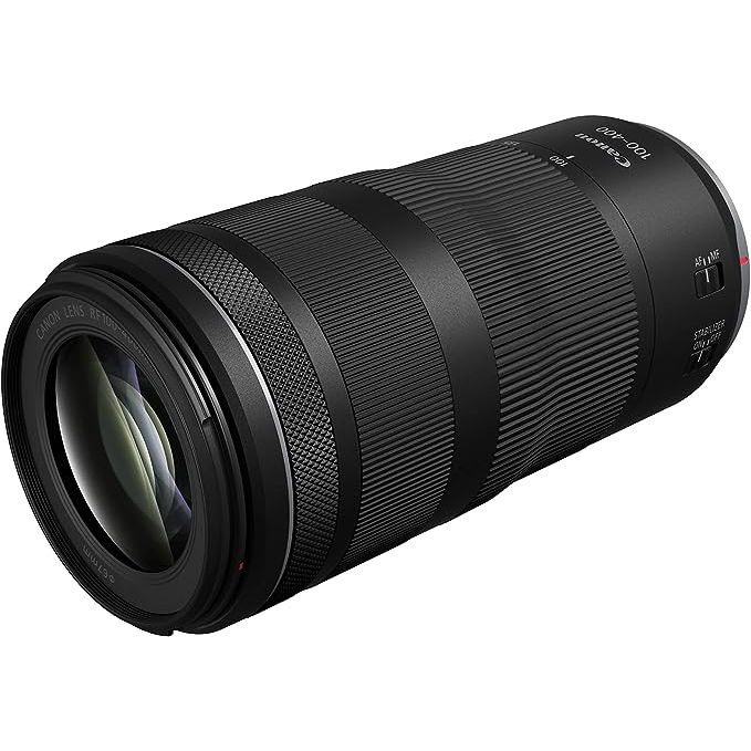 The compact and lightweight RF tele zoom lens offers exceptional image quality, making it a reliable choice for photographers seeking versatility. With a zoom range of 100-400mm, it allows for capturing subjects at various distances, from close-ups to far-off shots. The lens boasts an Optical Image Stabilizer, providing up to 5.
