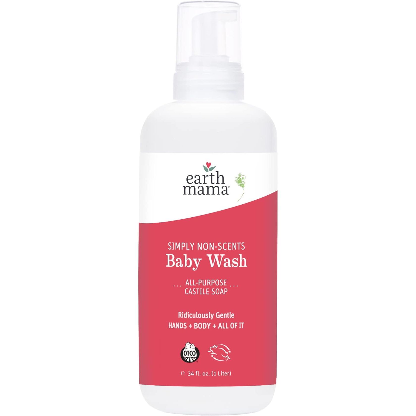 Earth Mama Simply Non-Scents Baby Wash Foaming Hand Soap is an organic, fragrance-free body wash designed specifically for sensitive skin. Made with the highest quality ingredients, this castile soap blend includes coconut oil, shea butter, calendula, and aloe, providing gentle and nourishing cleansing.