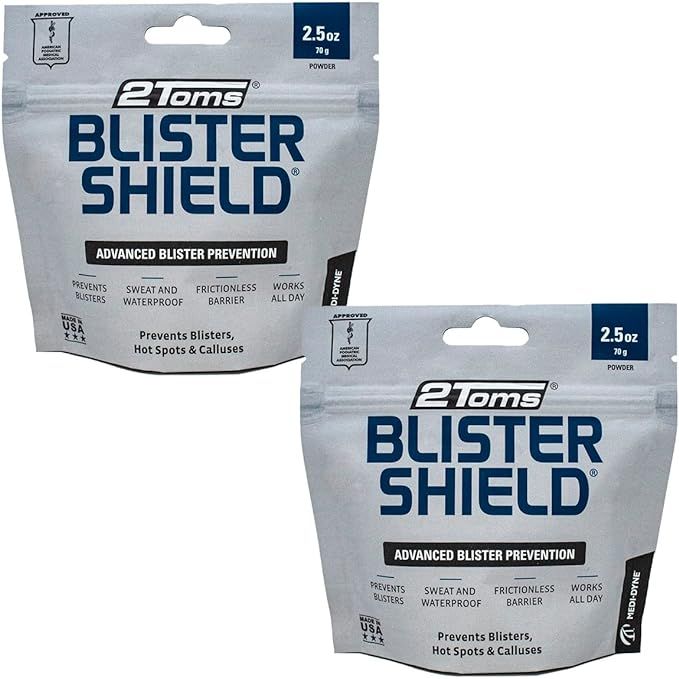 Introducing 2Toms BlisterShield, the ultimate solution for blister prevention and protection. Say goodbye to painful blisters caused by friction or rubbing of the skin. This product creates an almost frictionless surface, reducing blisters and preventing pain. Its water-resistant and frictionless barrier repels moisture, keeping feet and hands dry 