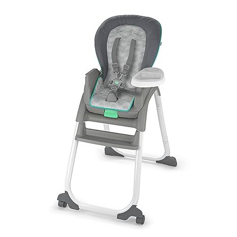 Feeding time can sometimes be messy, but the Ingenuity Full Course 6-in-1 High Chair aims to simplify clean-up. It comes with two dishwasher-safe trays, making it easy to remove and sanitize after meals. This feature saves time and effort, ensuring that your baby's eating area remains hygienic and germ-free.