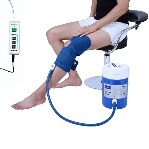 Introducing our post-operative knee recovery device, designed to excel in your recovery journey. This product is specifically tailored to ensure reduced swelling and promote faster healing. Its customizable therapy feature allows you to adjust the timer to suit your individual recovery needs, making it a versatile solution for anyone.