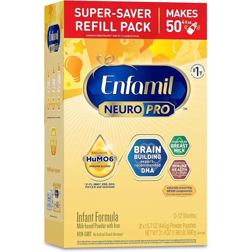 Enfamil NeuroPro Infant is the ultimate formula for your baby's brain development and immune support. With expert recommended DHA, this formula ensures that your baby gets the essential nutrients needed for optimal brain building.
