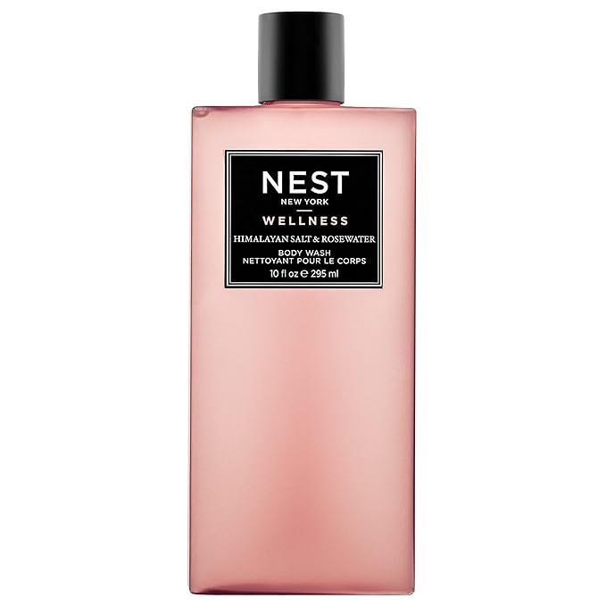 NEST New York offers a captivating bathing experience with its Himalayan Salt & Rosewater Body Wash, a luxurious product designed to invigorate and rejuvenate. Each bottle contains 10 fluid ounces of this exquisite blend, carefully crafted to gently cleanse and nourish your skin.