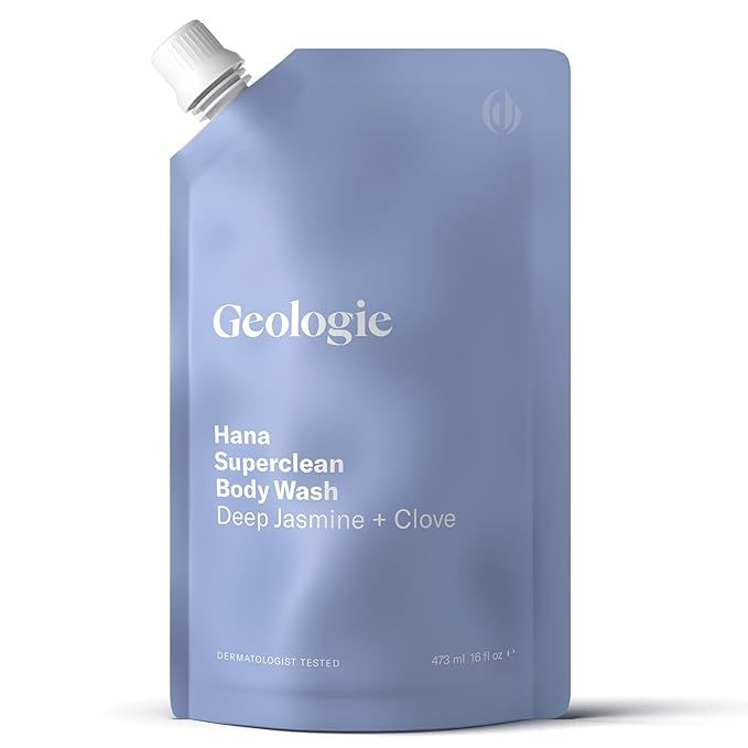 Geologie Hana Superclean Body Wash Refill Pack is a popular choice among individuals seeking a high-quality and eco-friendly body wash option. This refill pack comes in a convenient 16 fl oz size and features a refreshing Deep Jasmine + Clove scent.