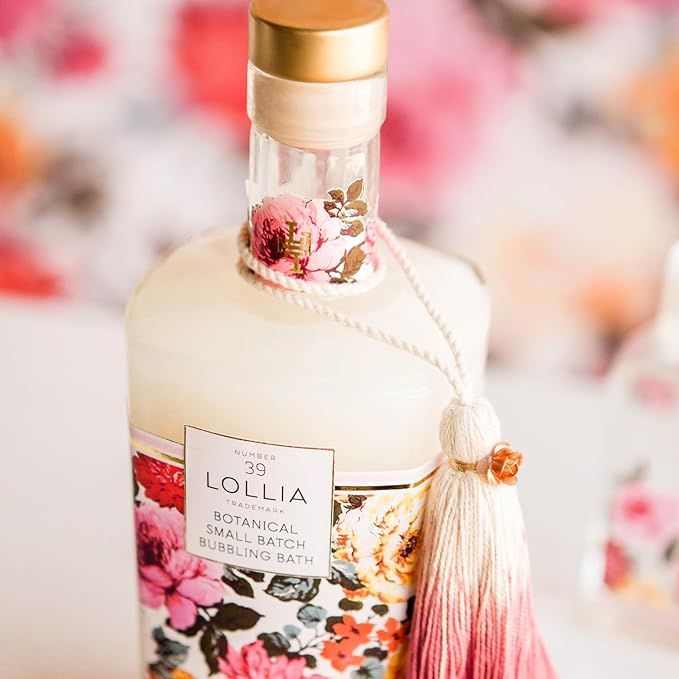 Lollia Bubble Bath, 25 fl. oz. – Soothing & Moisture-Rich Bubble Bath is a popular and luxurious bath product designed specifically for women. This enchanting floral bubble bath aims to provide a relaxing and indulgent experience while nourishing and hydrating the skin.