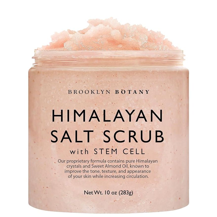 Brooklyn Botany Himalayan Salt & Stem Cell Body Scrub is a versatile skincare product that offers both exfoliating and moisturizing benefits. This high-quality scrub is suitable for use on the body, face, hands, and feet, making it a great addition to anyone's skincare routine.