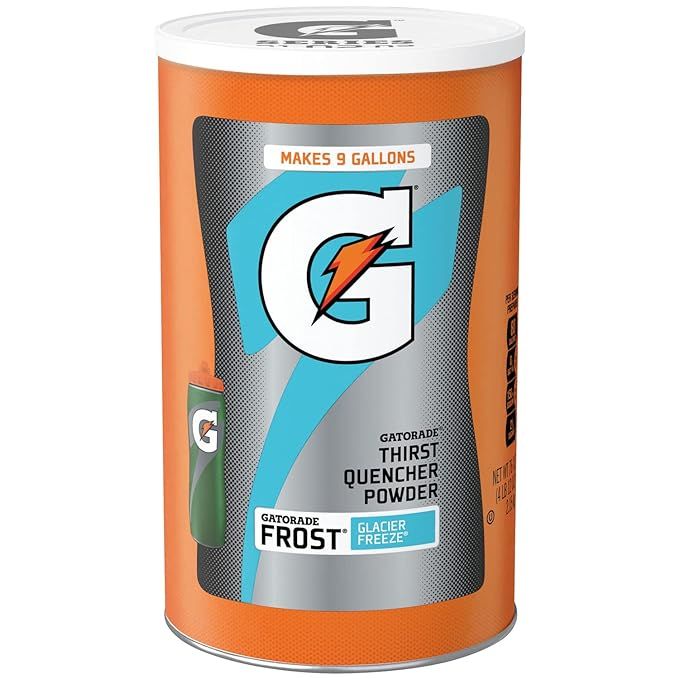 Stay refreshed and energized with Gatorade Thirst Quencher Powder in the popular Frost Glacier Freeze flavor. This 76.5-ounce container is perfect for those leading an active lifestyle, offering a convenient way to replenish lost fluids and electrolytes during physical exertion.