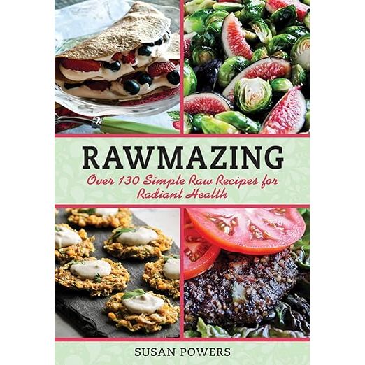 Rawmazing: Over 130 Simple Raw Recipes for Radiant Health is your ultimate raw food bible penned by the guru of raw cuisine, Susan Powers. Bursting with over 130 effortless and appetizing recipes, this cookbook is your golden ticket to a world where freshness meets flavor. Unveil the secrets to vibrant salads, invigorating juices, luxurious desserts, and sumptuous savory dishes that will cater to every palate and festivity. Dive into this culinary treasure trove and discover the wholesome path to tantalizing your taste buds while nourishing your body.

Embark on a journey with Susan as she demystifies the transformative impact a raw food diet can have on your vitality. This book is not just a collection of recipes; it's a powerful guide that illuminates the path to heightened energy, seamless digestion, and natural weight management. Susan doesn't just leave you with a list of dishes; she equips you with invaluable insights on stocking your raw food arsenal—from essential pantry staples to the must-have kitchen gadgets. Rawmazing is the quintessential compass for beginners and seasoned raw food enthusiasts aiming to invigorate their plant-based culinary adventures.

Beyond the palette of recipes, Rawmazing serves as a beacon of knowledge, offering practical advice on food pairing, transitioning with ease to a raw diet, and optimizing the use of seasonal ingredients. Susan Powers infuses each page with her infectious zeal for raw foods, crafting not only a cookbook but a manifesto for those seeking a transformative eating experience. Embrace the essence of living ingredients and let Rawmazing guide you to the pinnacle of health and joyous well-being through the pure magic of raw, plant-powered nutrition.